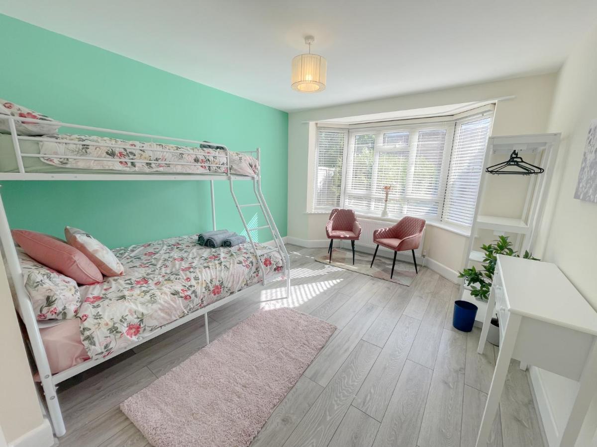 Large 3 Bedroom & 2 Bath - Ground Floor With Parking Bournemouth Luaran gambar